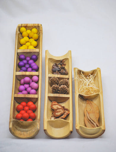 QTOYS - Bamboo Sorting Trays